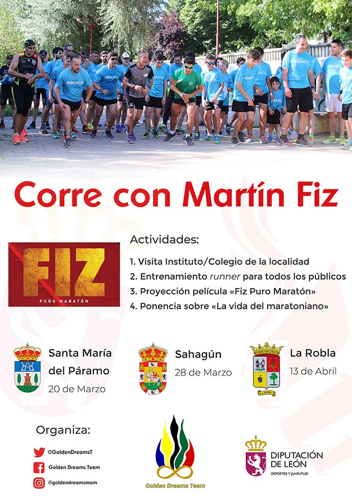 El Golden y la Diputación presentan Corre con Martín Fiz